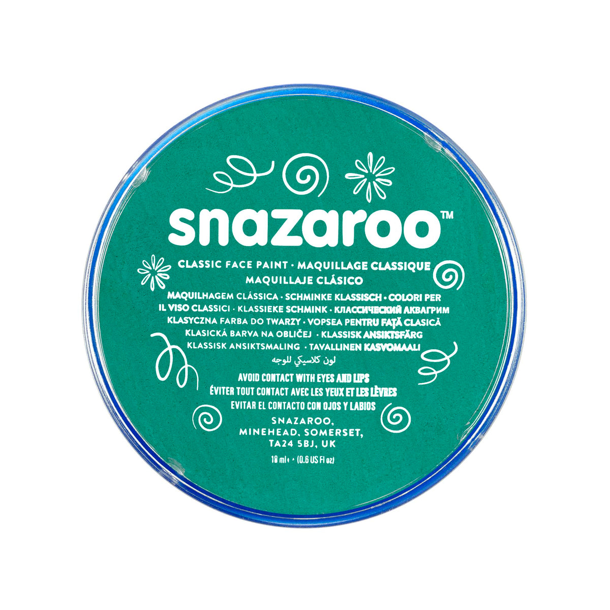 Snazaroo Schminkfarbe Petrol 18 ml