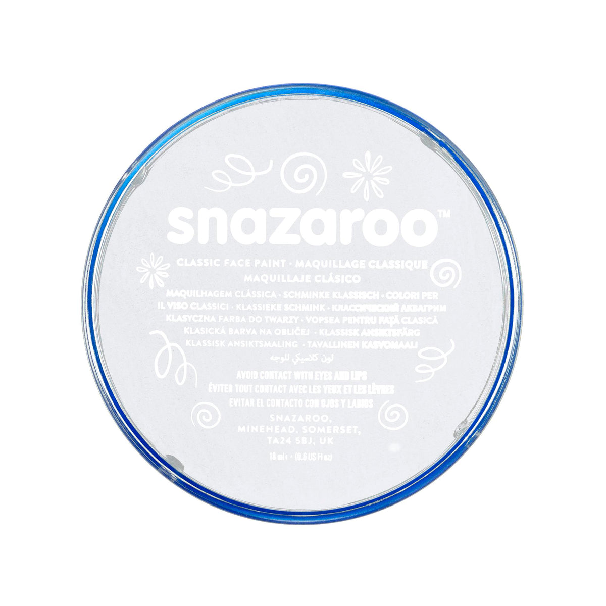 Snazaroo Schminkfarbe Weiß 18 ml