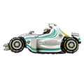 Speed Car Rennauto Silber Folienballon 117 x 52cm
