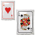 Spielkarte Kreuz König und Herz Ass Folienballon 45cm 18''