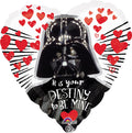 Star Wars Darth Vader It is your DESTINY to BE MINE Herz Folienballon 45cm 18 Inch