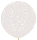Stars 390 Crystal Clear 90cm 36 Inch Latex Luftballons Sempertex