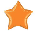 Stern Orange Folienballon 50cm Qualatex
