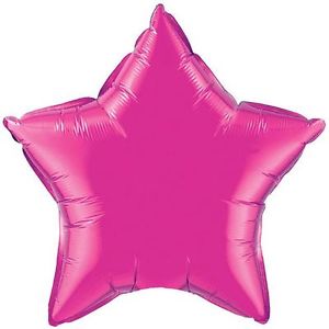 Stern Magenta (Pink) Folienballon 50cm Qualatex