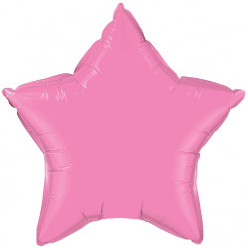 Stern Rose Folienballon 50cm