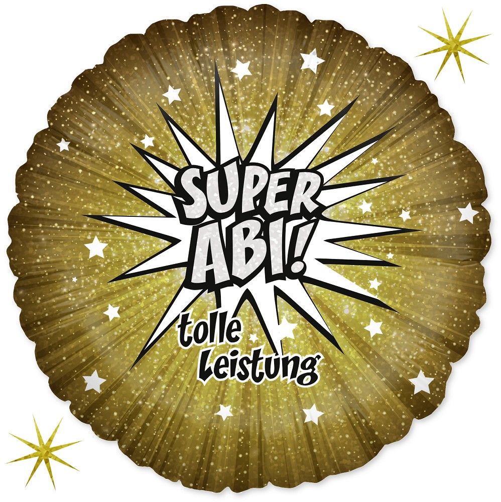 Super Abi Tolle Leistung Holographischer Folienballon 46cm 18"