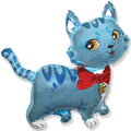 Sweet Cat blue süße Katze Folienballon 91 x 93cm