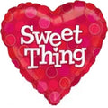Sweet Thing Herz Folienballon 45cm / 18"