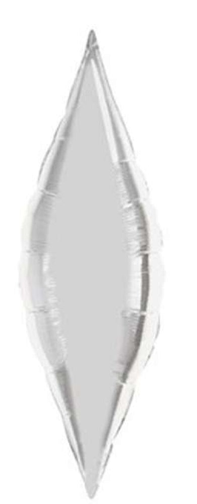 Taper Silver Folienballon 67,5 cm 27 Inch