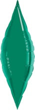 Taper Emerald Green Folienballon 67,5 cm 27 Inch
