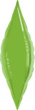 Taper Lime Green Folienballon 67,5 cm 27 Inch