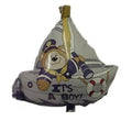 Teddy im Schiff It`s a Boy Folienballon 63cm 25"