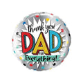 Thank You DAD for Everthing Folienballon 46cm 18''