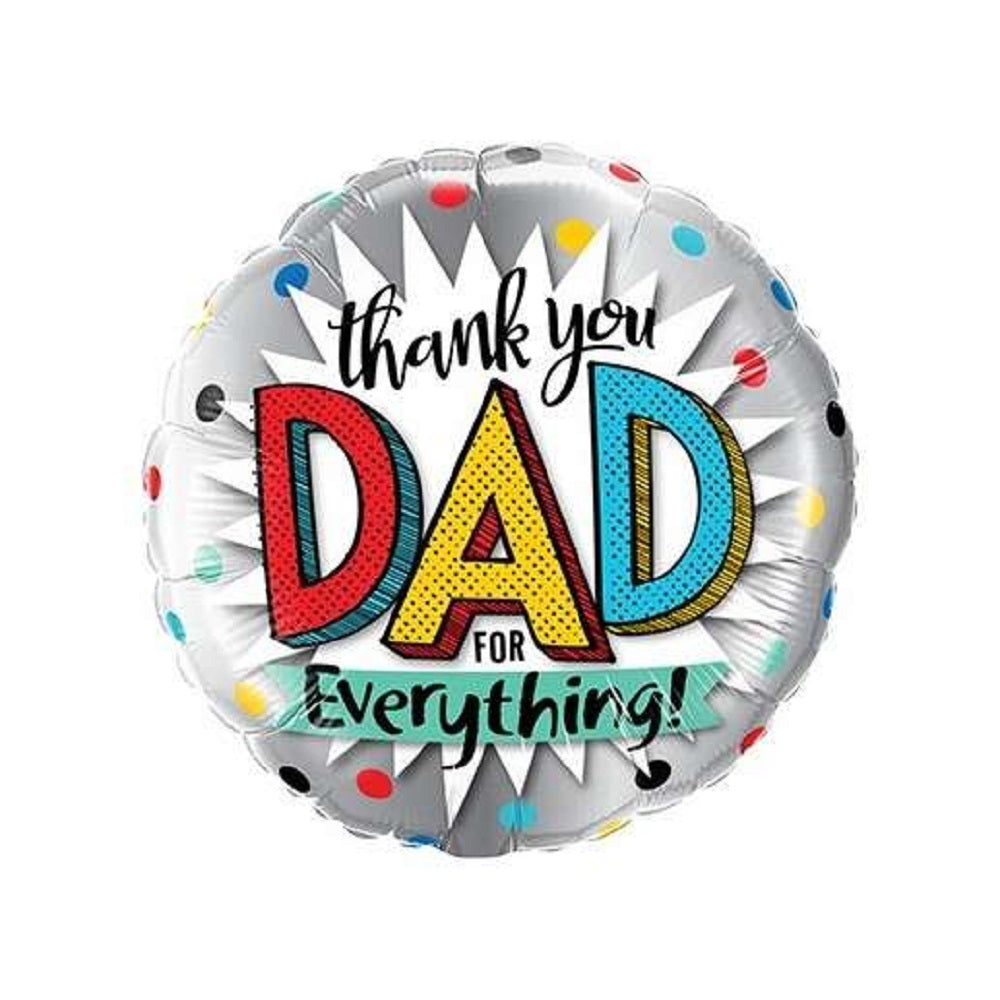 Thank You DAD for Everthing Folienballon 46cm 18''