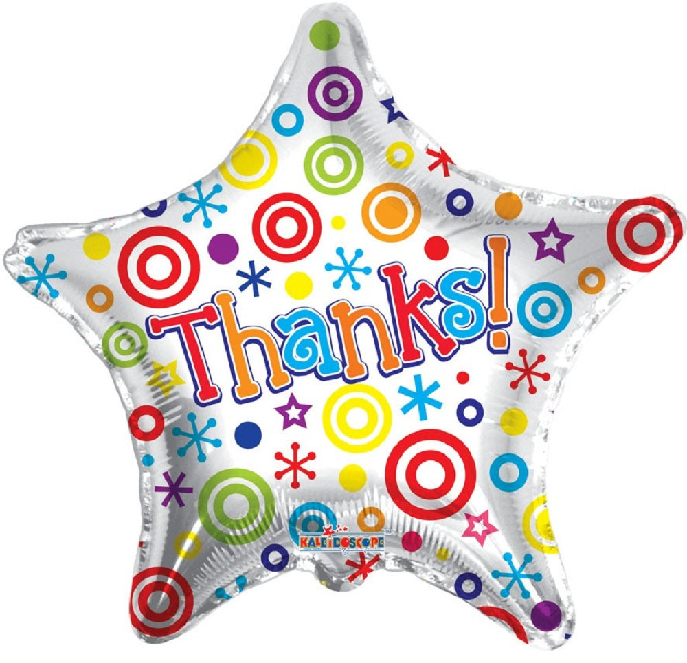 Thanks Star Folienballon 45cm 18"
