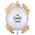 The world is yours Let the adventure Begin Folienballon 50cm 20''