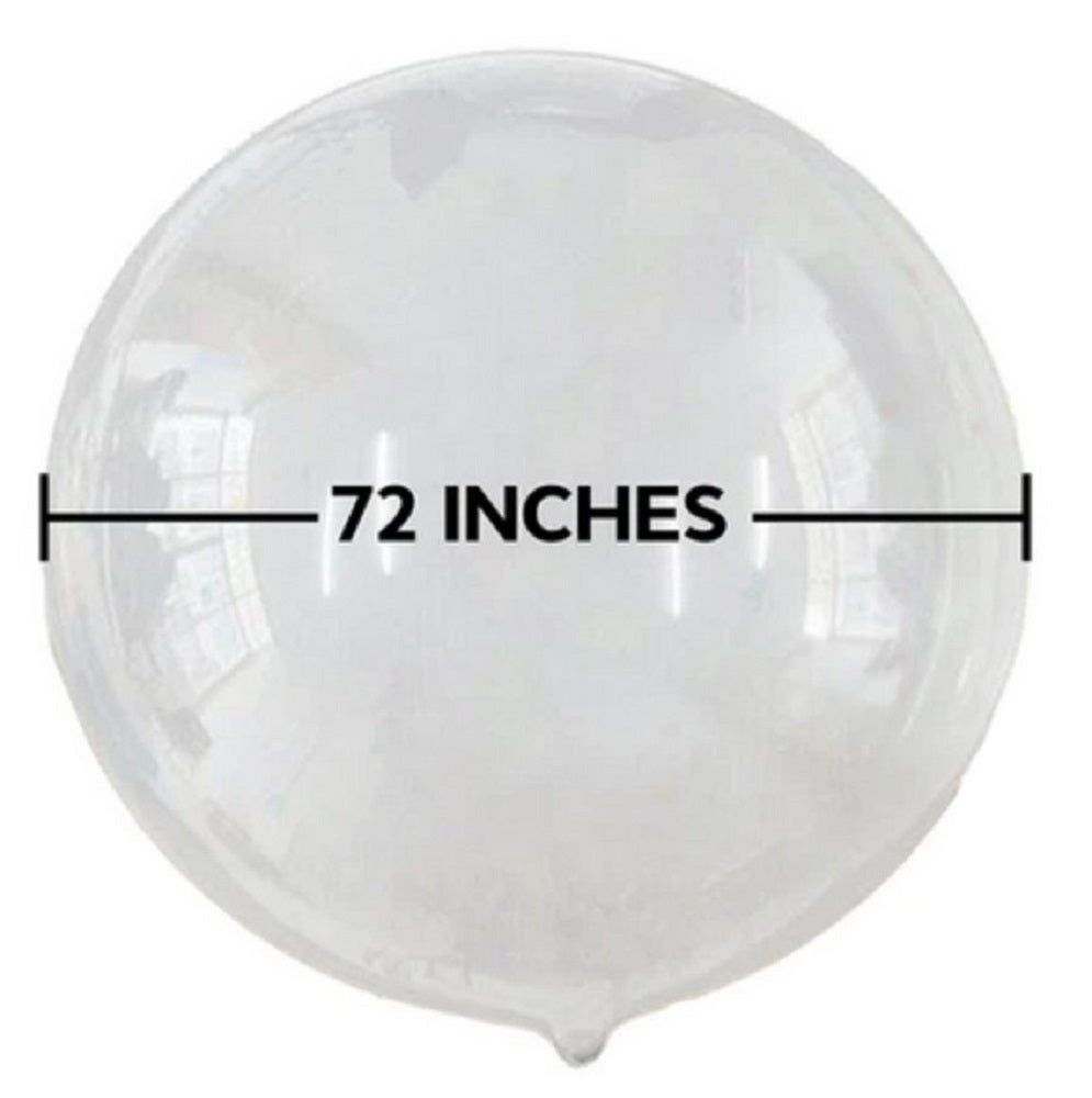 Tilco Clear (Durchsichtig) 183cm 72" Latex Riesenluftballons