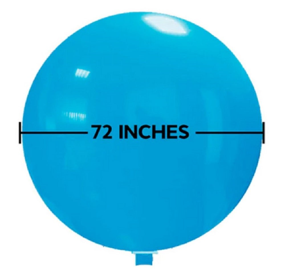 Tilco Hellblau 183cm 72" Latex Riesenluftballons