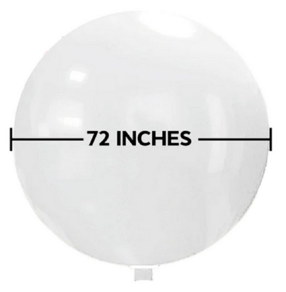 Tilco Weiß 183cm 72" Latex Riesenluftballons