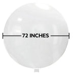 Tilco Weiß 183cm 72" Latex Riesenluftballons