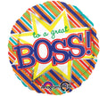 To a great Boss Folienballon 43 cm 17 Inch