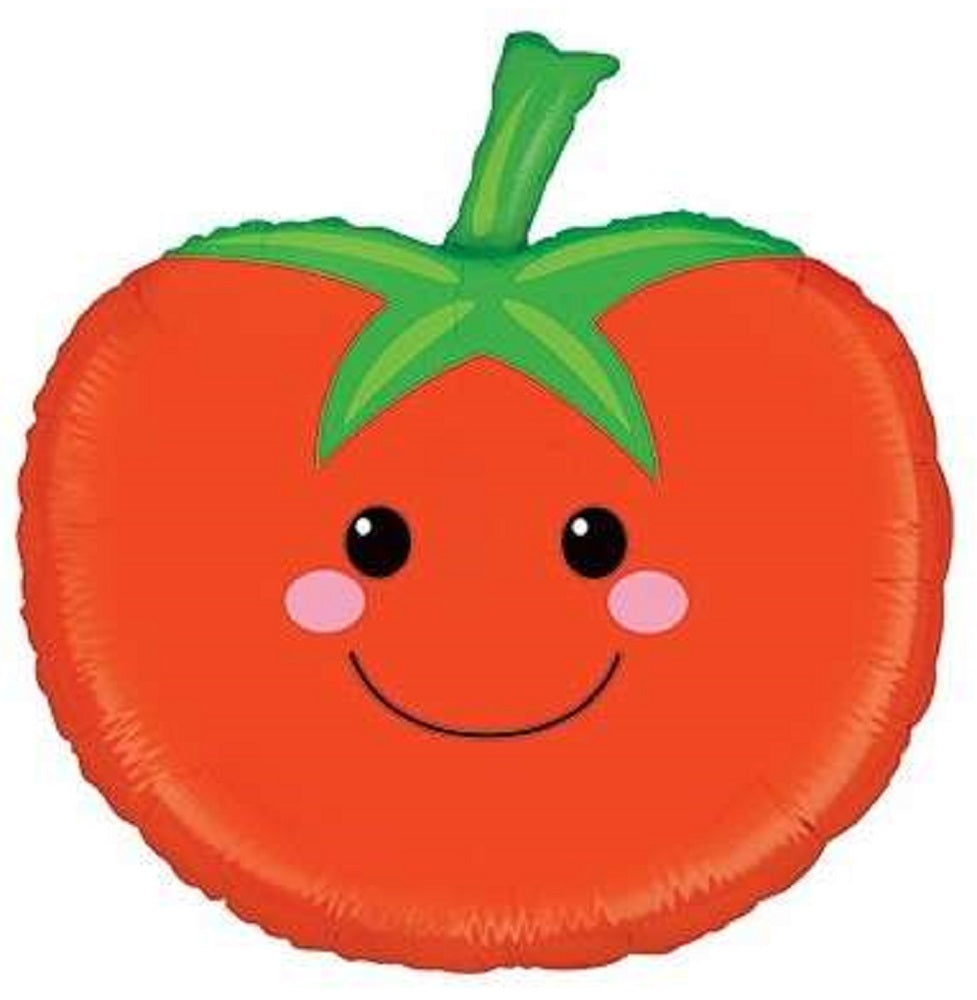 Tomate mit Gesicht Folienballon 64cm 25"