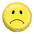 Trauriger Smile Folienballon 45cm 18"
