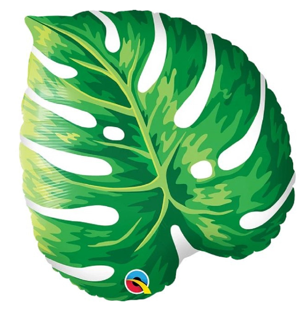Tropical Philodendron Folienballon Blatt 53cm 21''