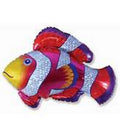 Tropical Clown Fish Orange/Fuchsia Folienballon 32in/81cm