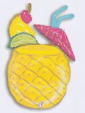 Tropischer Cocktail Ananas Folienballon 94cm 37"