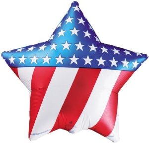 USA Stern Patriotic Folienballon 78cm 31"