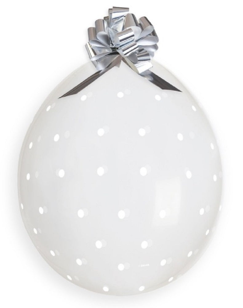 Verpackungsballons Chic Dots White 45cm 18 Inch Gemar Stuffer
