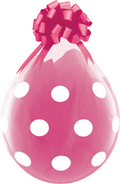 Verpackungsballons Big Polka Dots 45cm 18" Qualatex Stuffer