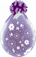 Verpackungsballons Daisy & Dots (Gänseblümchen und Punkte) 45cm 18" Qualatex Stuffer