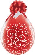 Verpackungsballons Filigree und Hearts 45cm 18" Qualatex Stuffer