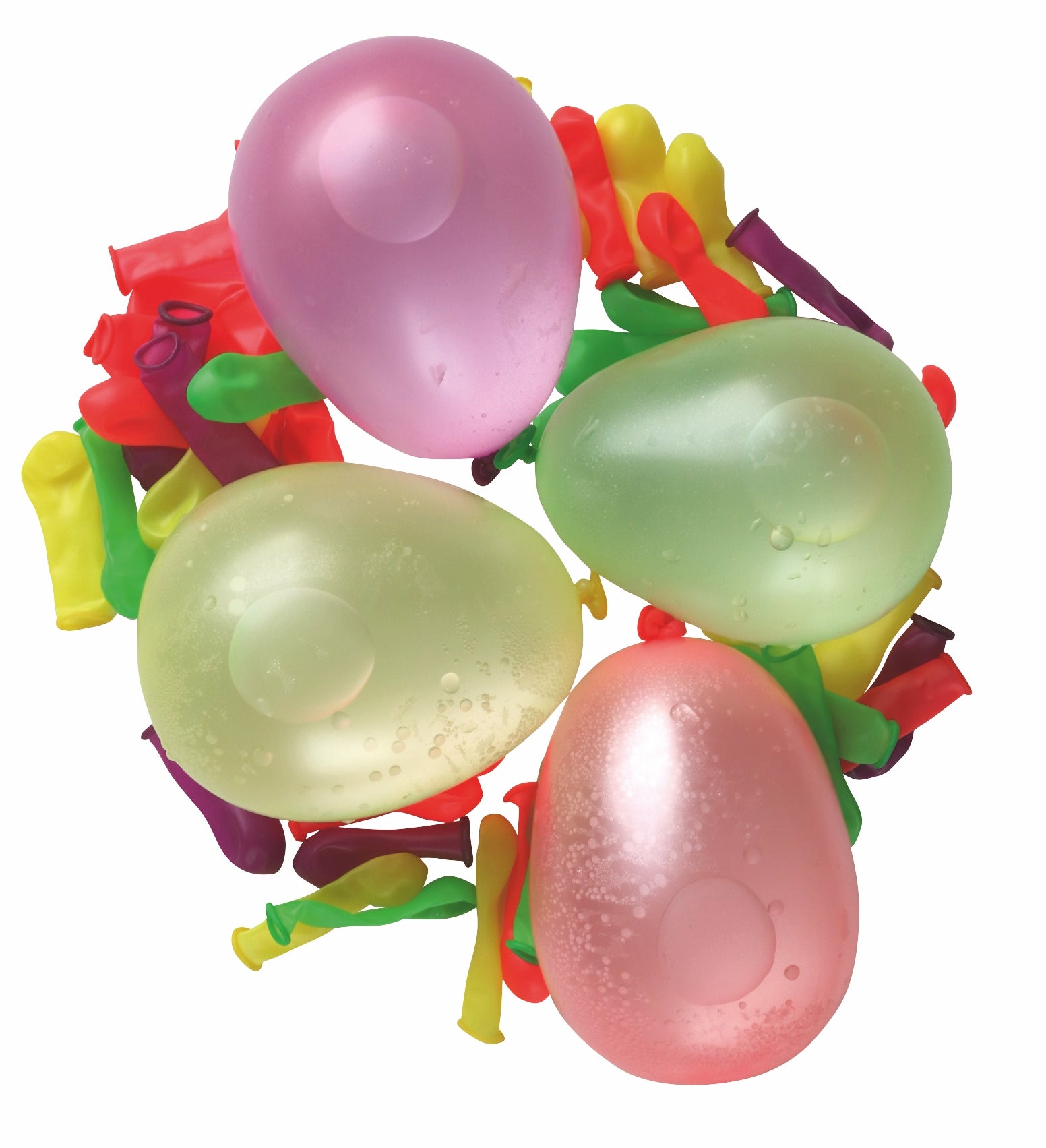 Wasserbomben neon gemischt 100 St. ca. 15cm