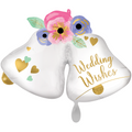 Wedding Bells Hochzeitsglocken Folienballon - 83cm 33''