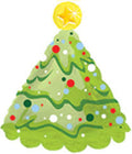 Weihnachten Tannenbaum Folienballon 45 cm