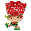 Weihnachtself Merry Christmas Folienballon