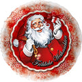 Weihnachtsmann mit Geschenk Folienballon 45cm