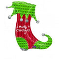 Weihnachtsschuh Merry Christmas Folienballon 84cm 33"