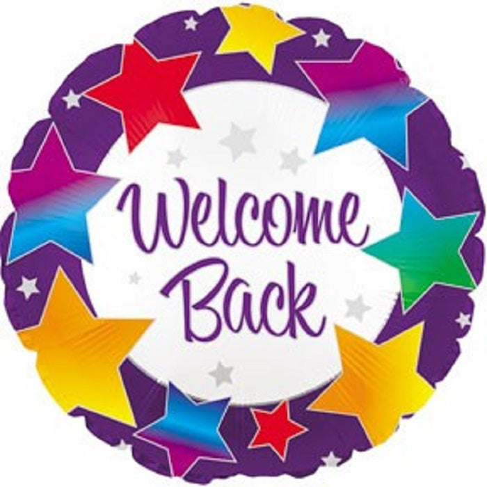 Welcome Back Rainbow Stars 43 cm 17 Inch