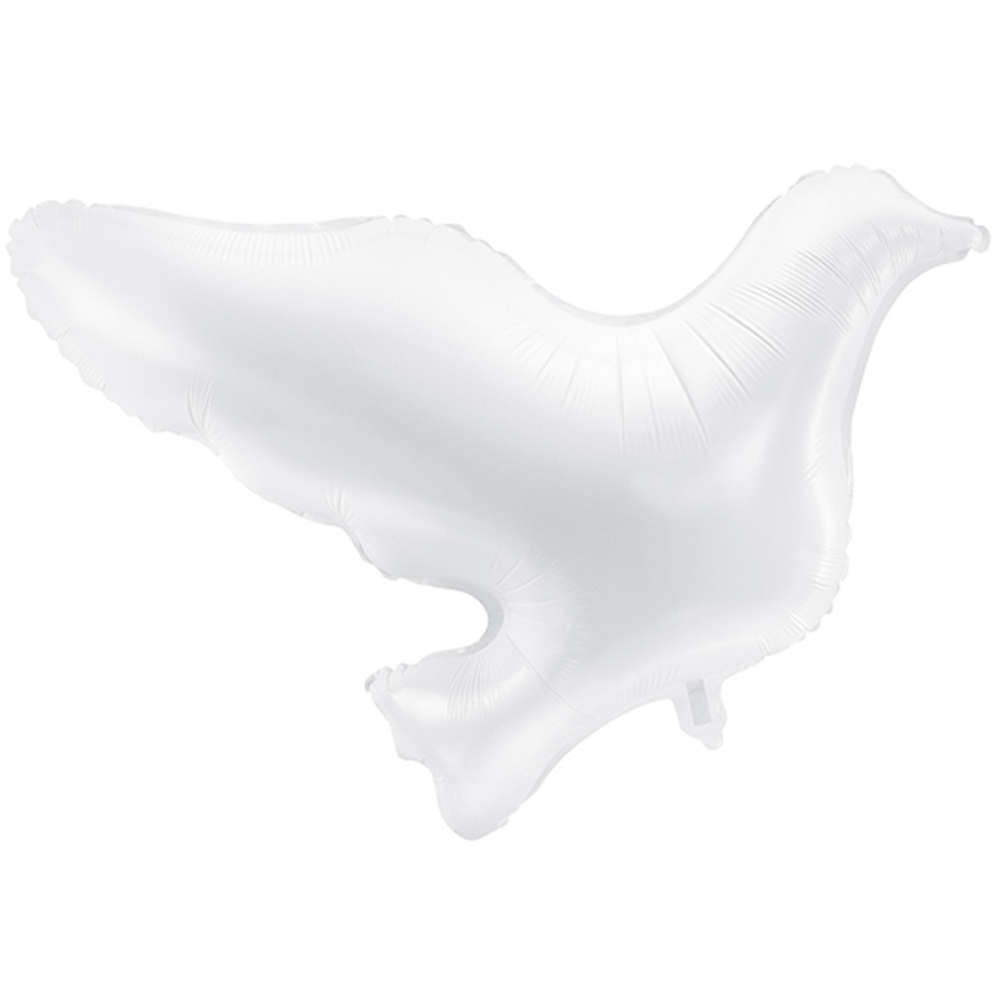 White Dove Weiße Taube Folienballon - 77cm 30''