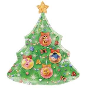 Winnie Pooh Weihnachtsbaum Folienballon 90cm 35"