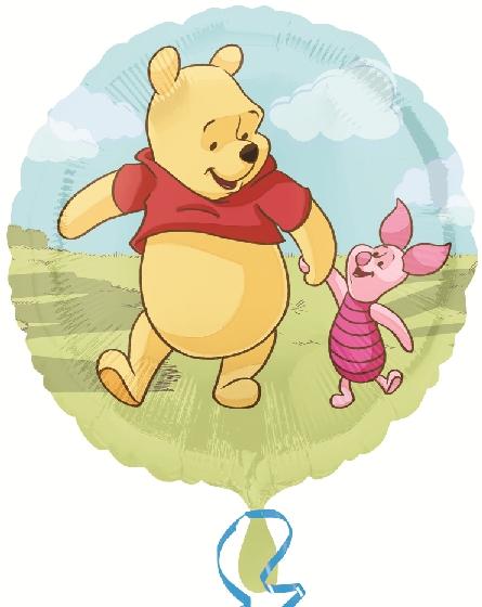 Winnie Pooh und Ferkelchen Folienballon 45cm 18"