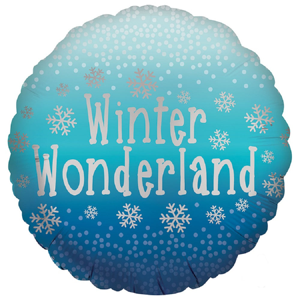 Winter Wonderland - Snowflakes -  Folienballon  18 in / 45cm