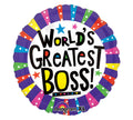 World's Greatest Boss! ColorBlast XL Folienballon 53cm 21''