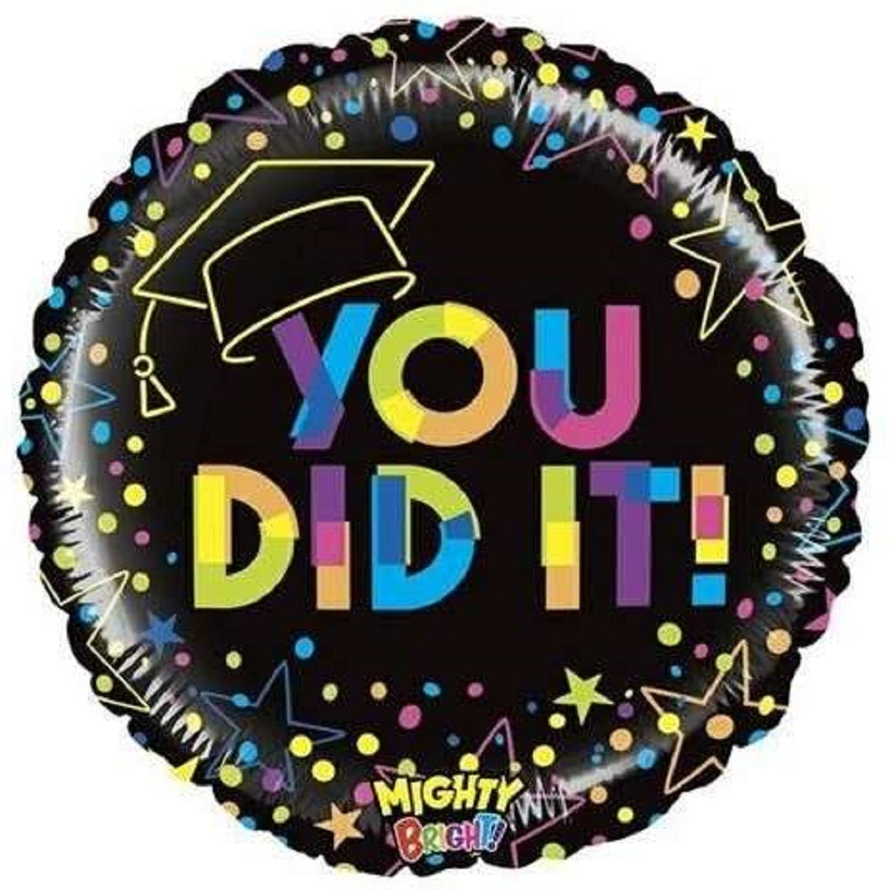 You Did It Bunt Folienballon 53cm 21 Inch