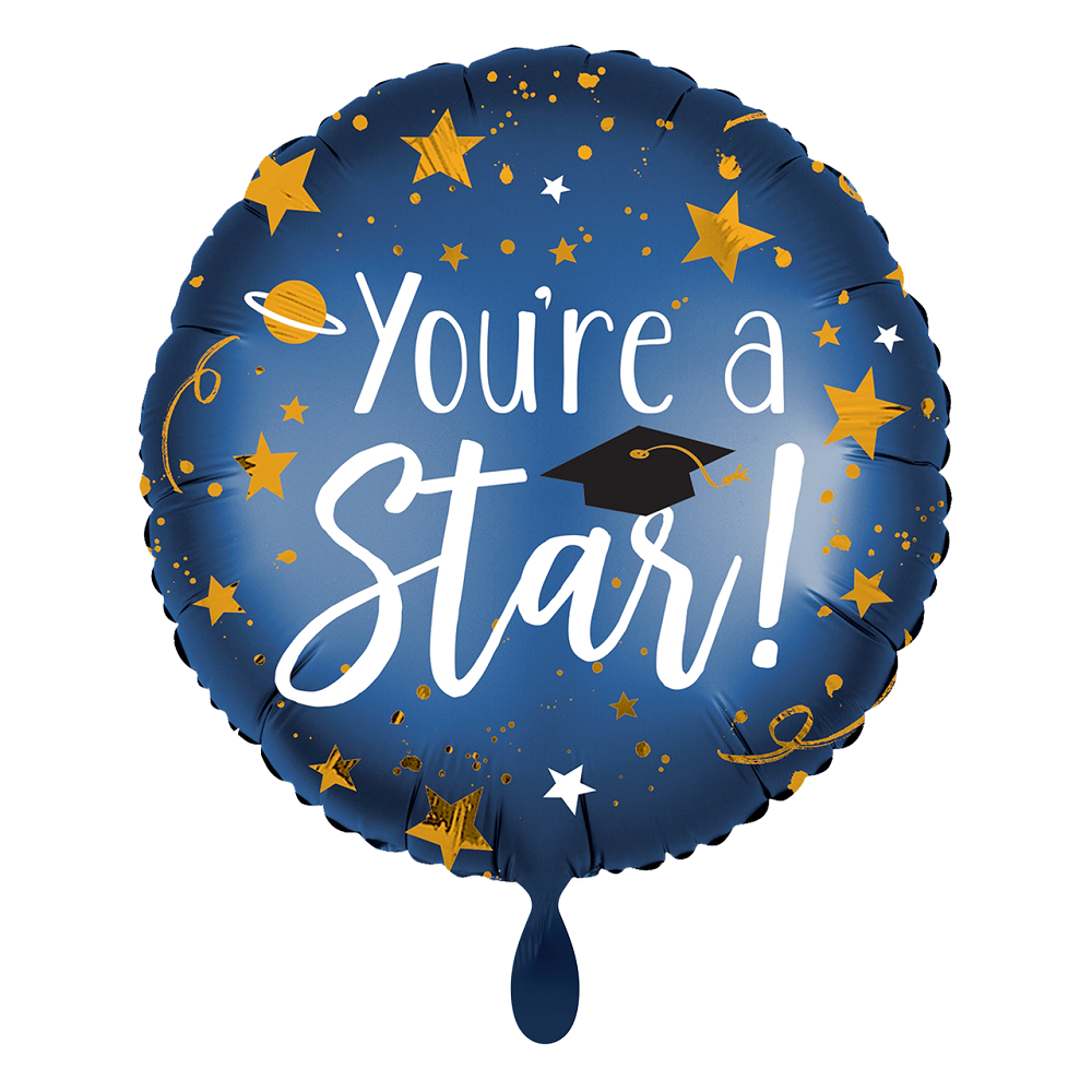You´re a Star Satin Infused Folienballon - 45cm 18''