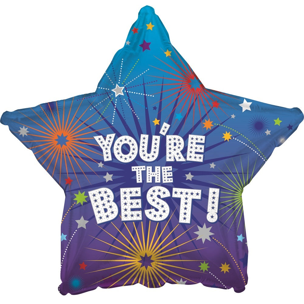 You´re the Best Stern Folienballon 45cm 18''